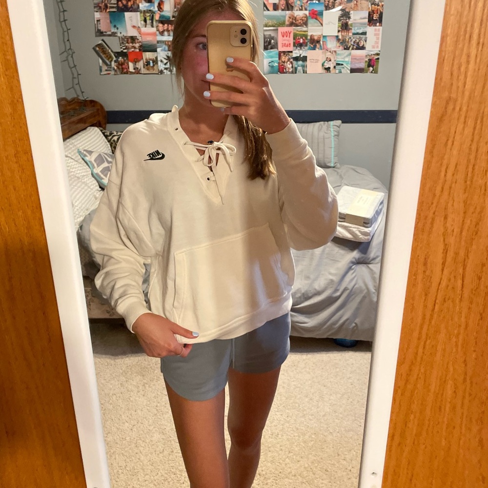 Women’s white Nike Hoodie